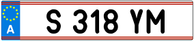 Truck License Plate